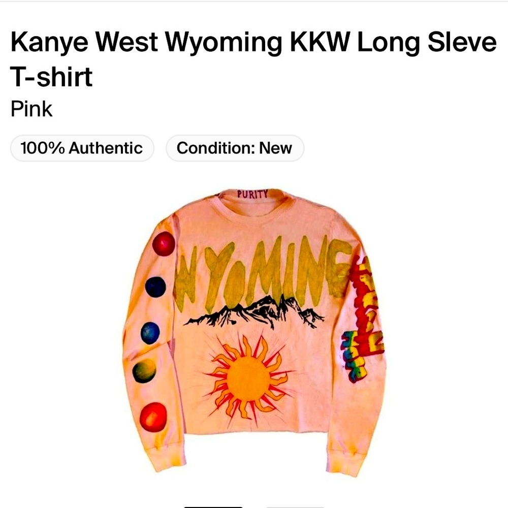 Official Kanye West Long Sleeve T-shirt